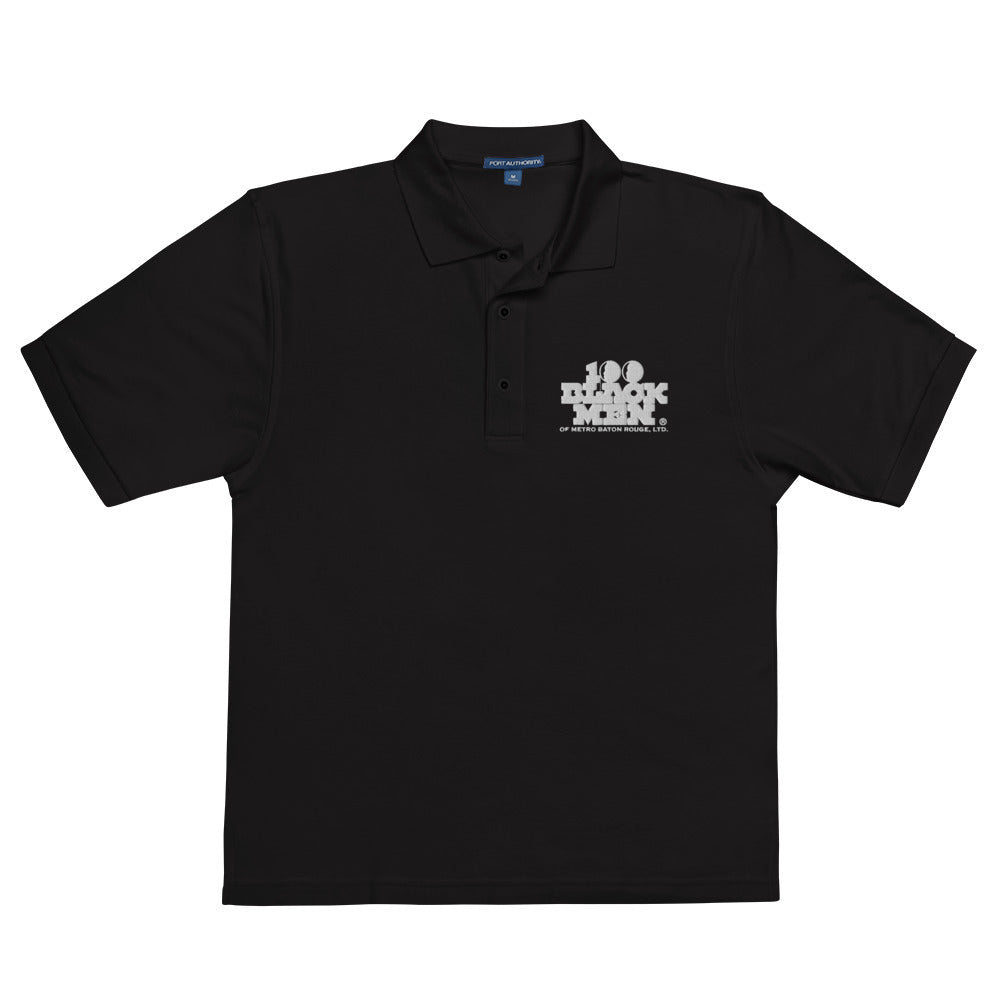 100 BLACK MEN BR Men's Premium Polo