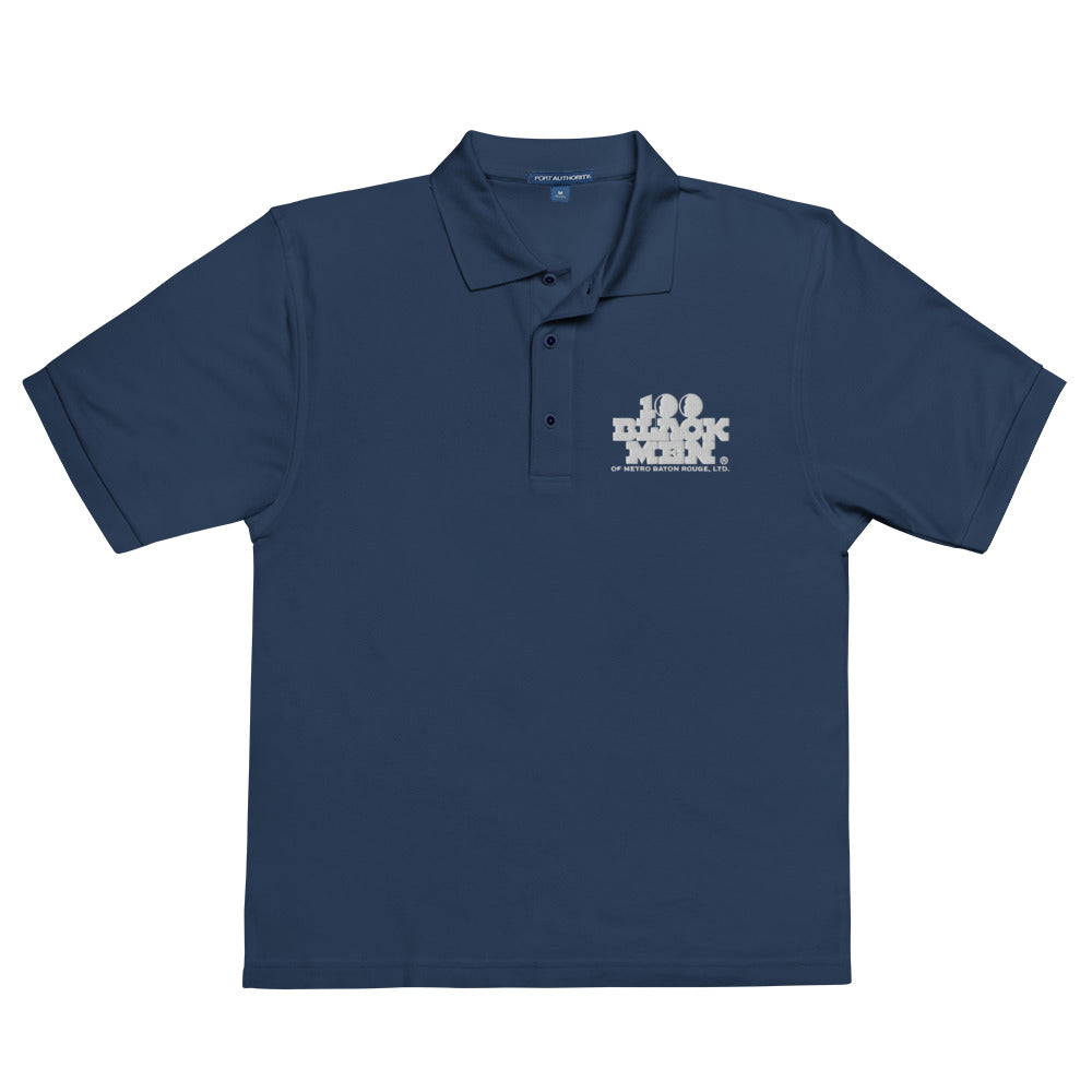 100 BLACK MEN BR Men's Premium Polo