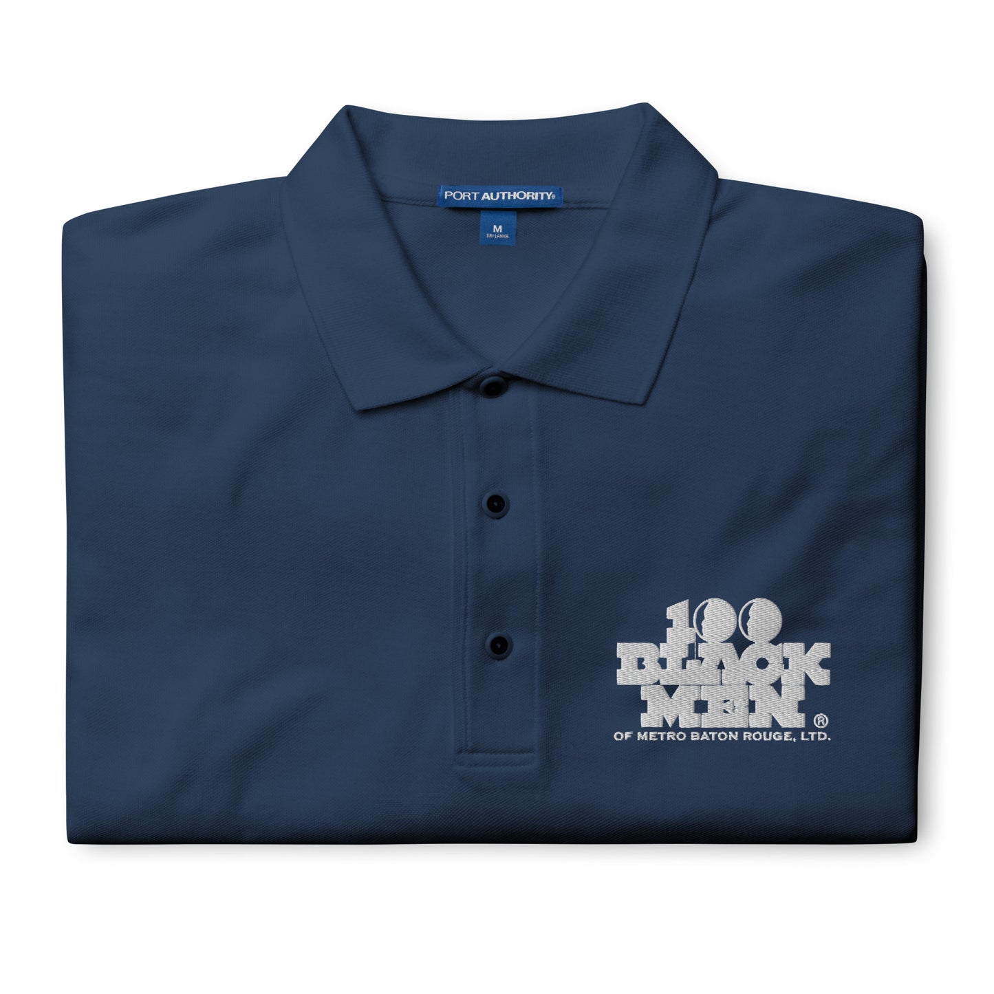 100 BLACK MEN BR Men's Premium Polo