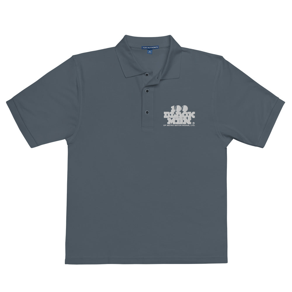 100 BLACK MEN BR Men's Premium Polo