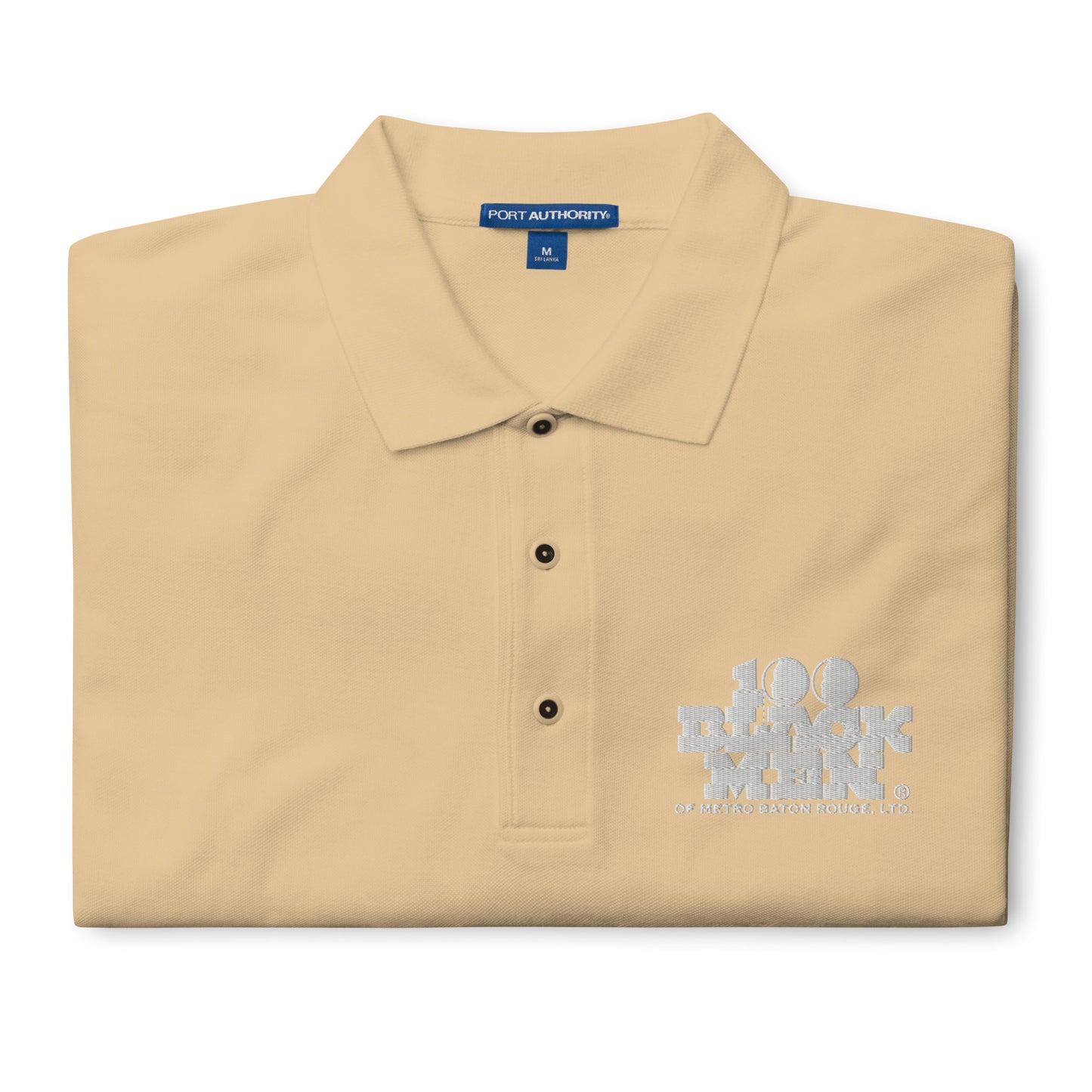 100 BLACK MEN BR Men's Premium Polo