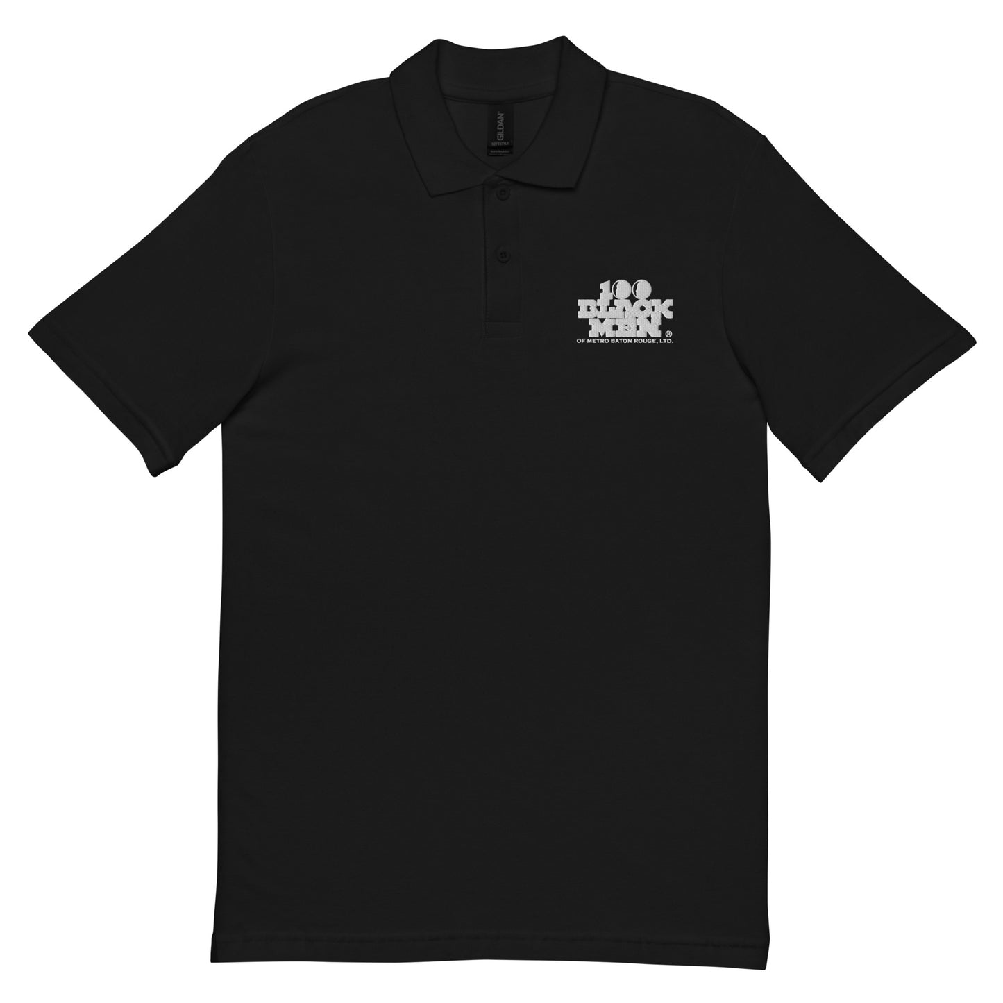 100 BLACK MEN BR Unisex pique polo shirt