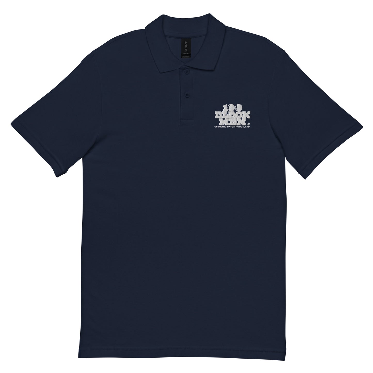 100 BLACK MEN BR Unisex pique polo shirt