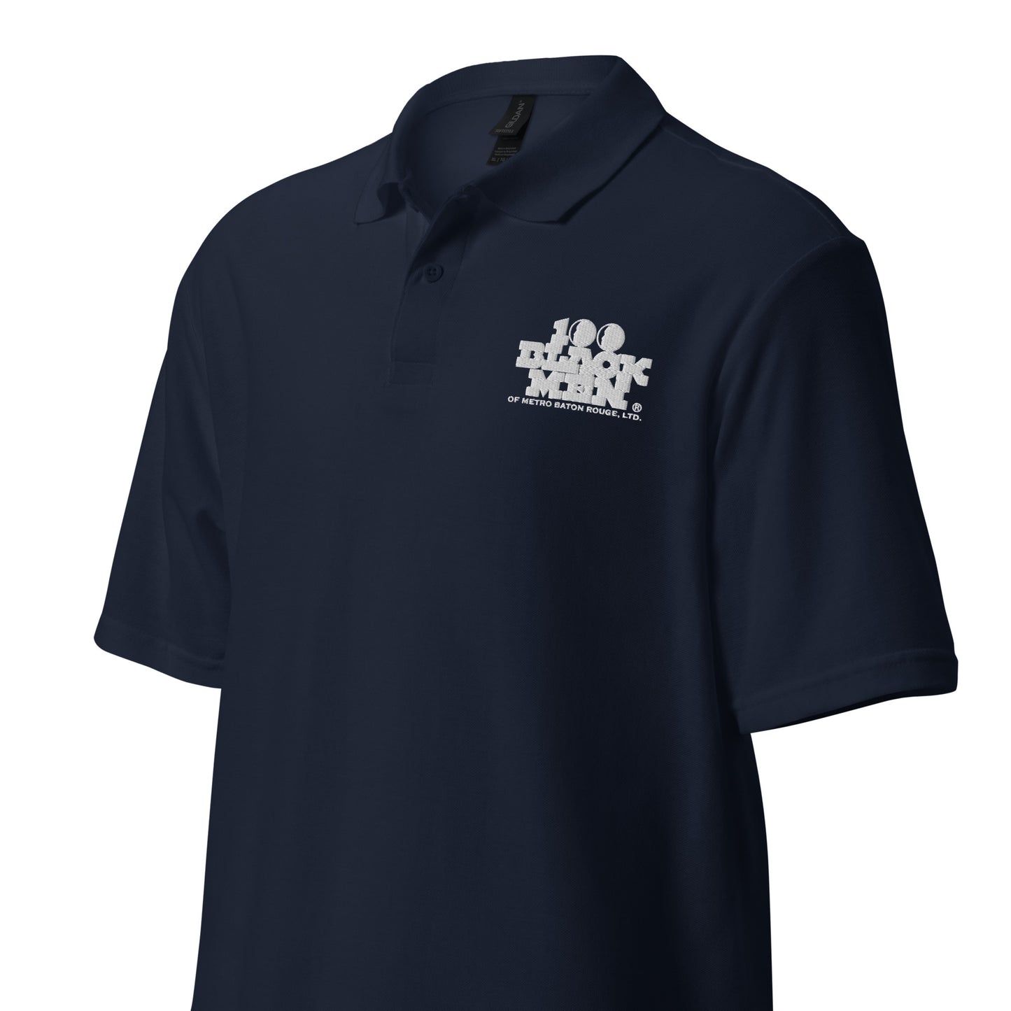 100 BLACK MEN BR Unisex pique polo shirt