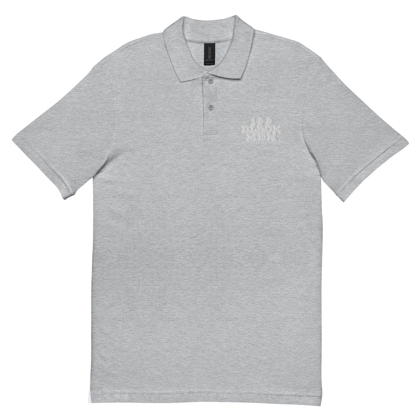 100 BLACK MEN BR Unisex pique polo shirt