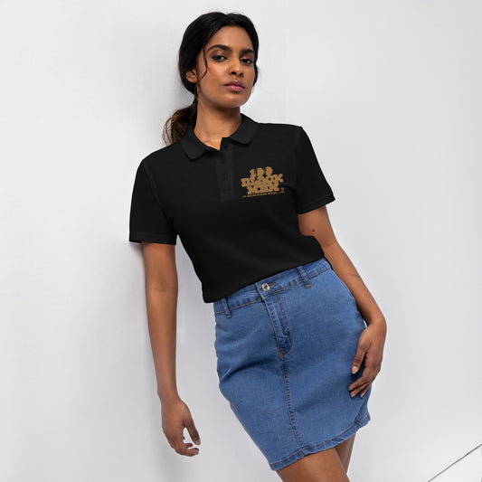 100BM Women’s pique polo shirt