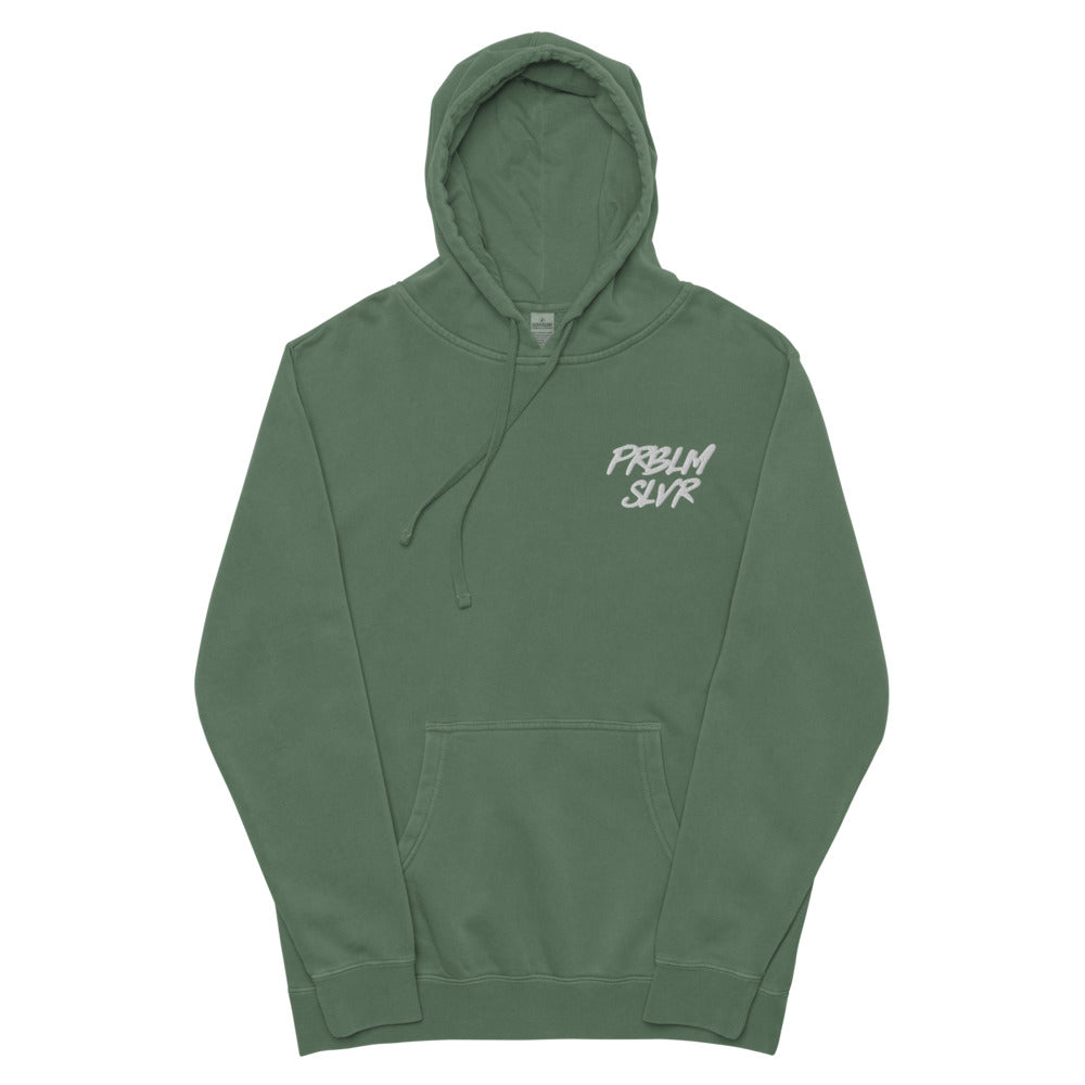 PRBLM SLVR Unisex pigment dyed hoodie