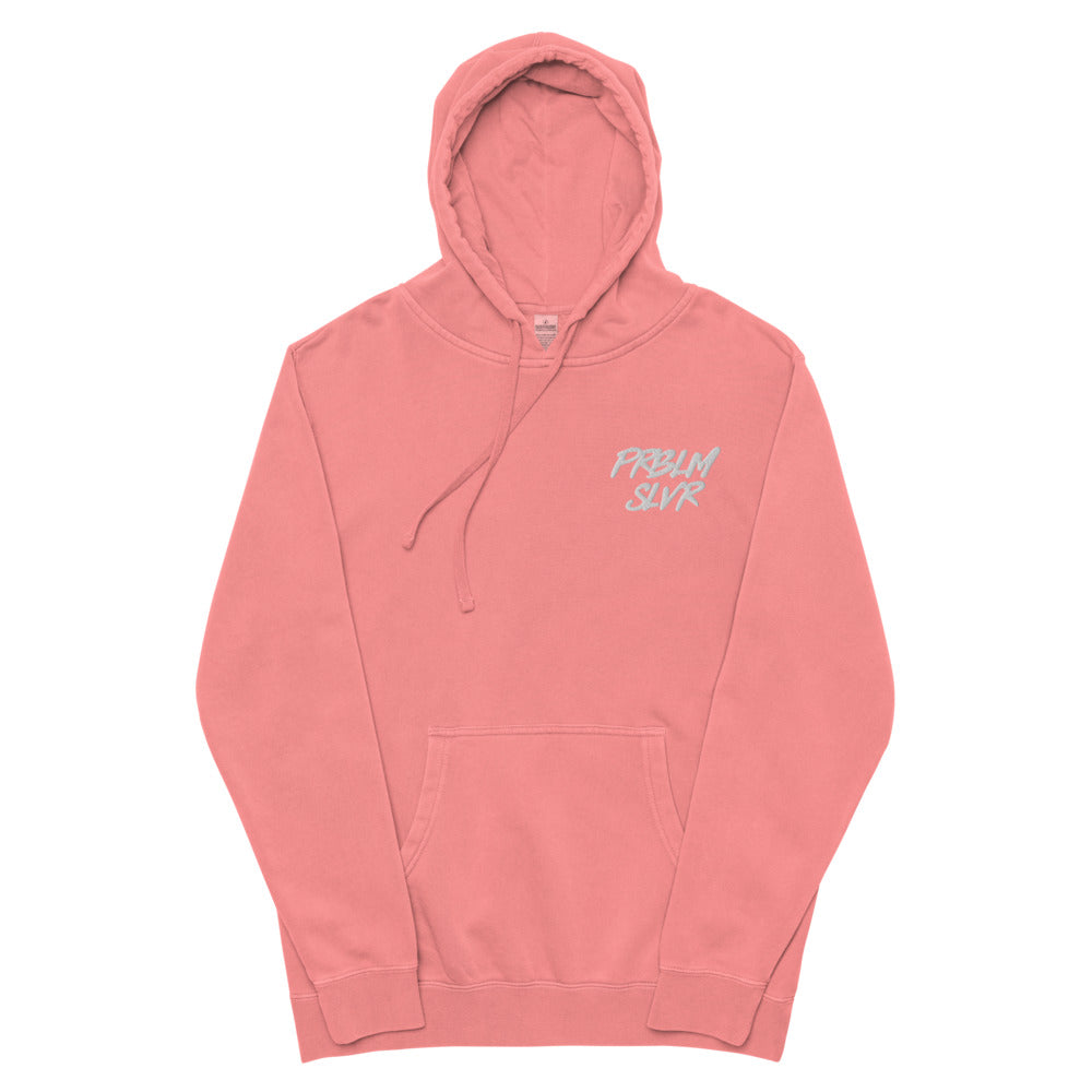 PRBLM SLVR Unisex pigment dyed hoodie