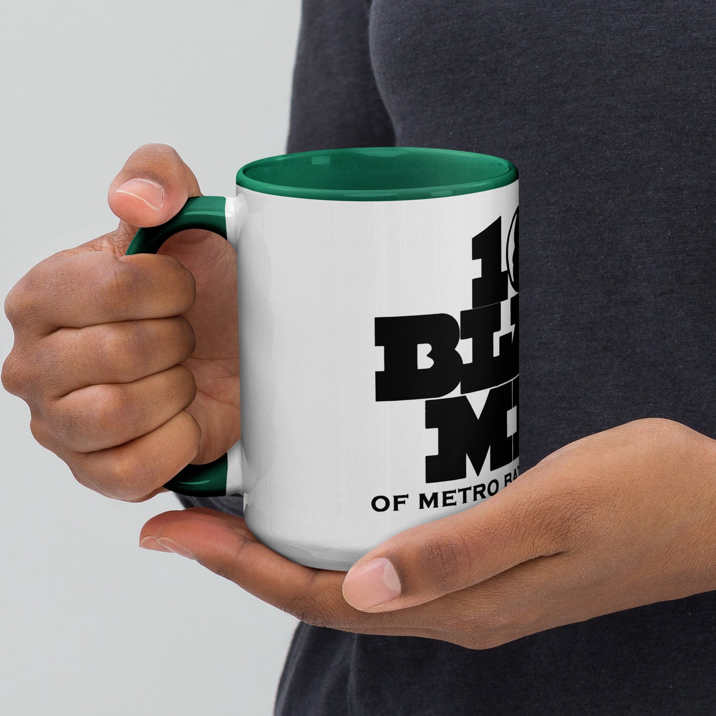100 BLACK MEN BR Mug with Color Inside